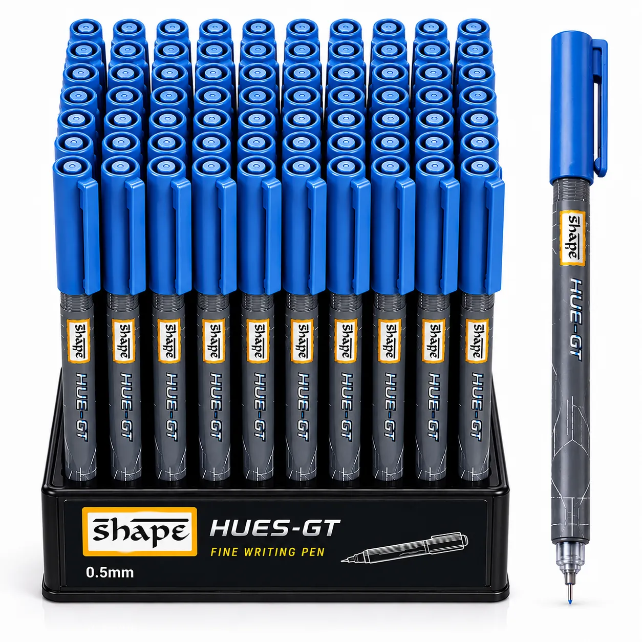 SHAPE HUE-GT Fine Tip Pens – 0.5mm Smooth Writing Pens - Image 4