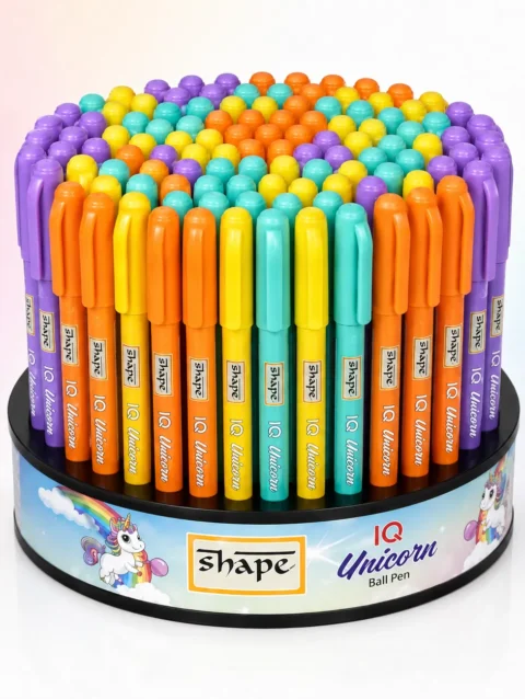 SHAPE IQ UNICORN Smooth Writing Matte Finish Pens