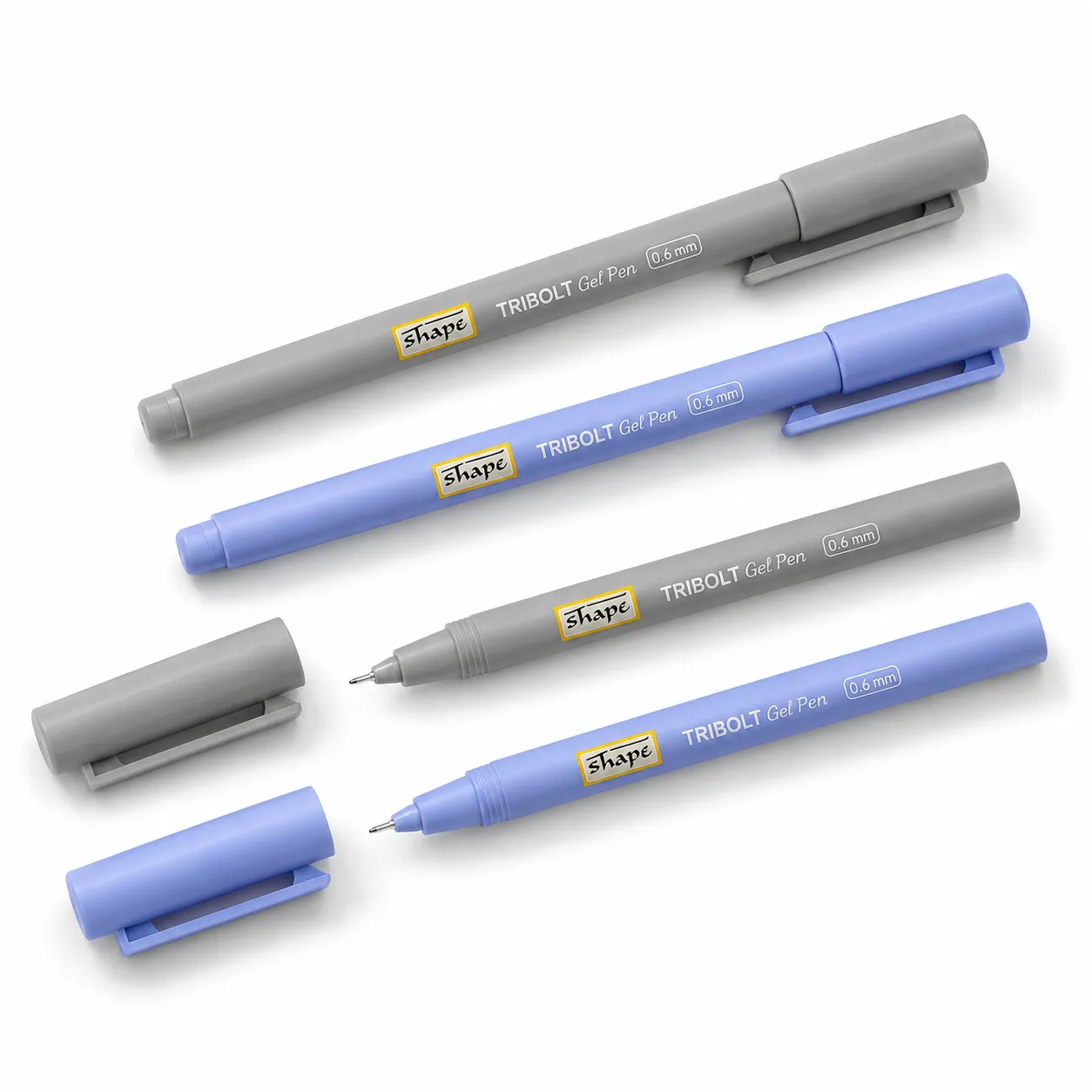 SHAPE Tribolt Gel Pen – 0.6mm Fine Tip Gel Pens