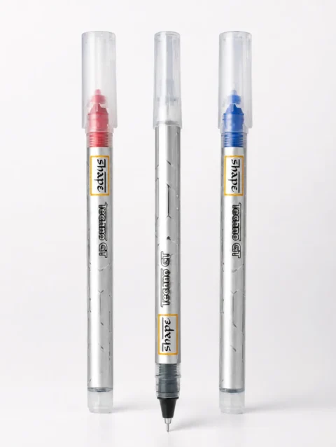 SHAPE Techno GT Free Ink Roller Pen – 0.5mm Smooth Writing Roller Pens