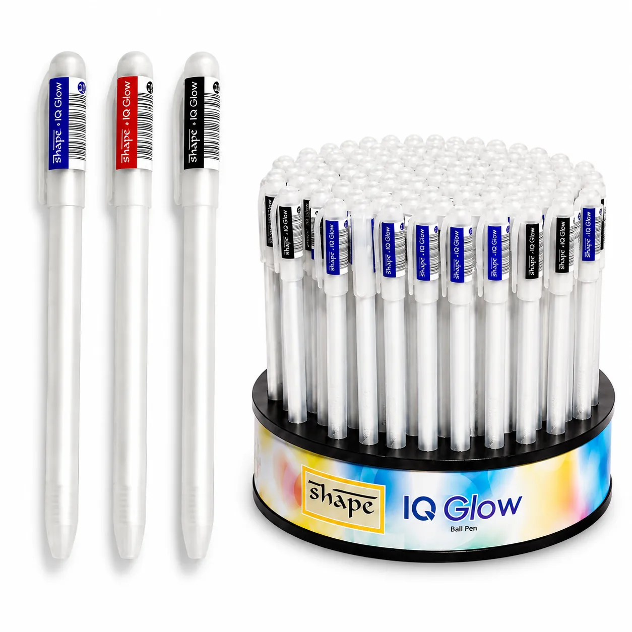 SHAPE IQ Glow Ball Pen – Glow Effect Smooth Writing Pens