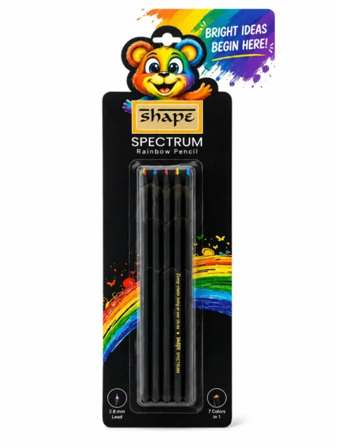 SHAPE SPECTRUM Rainbow Pencil