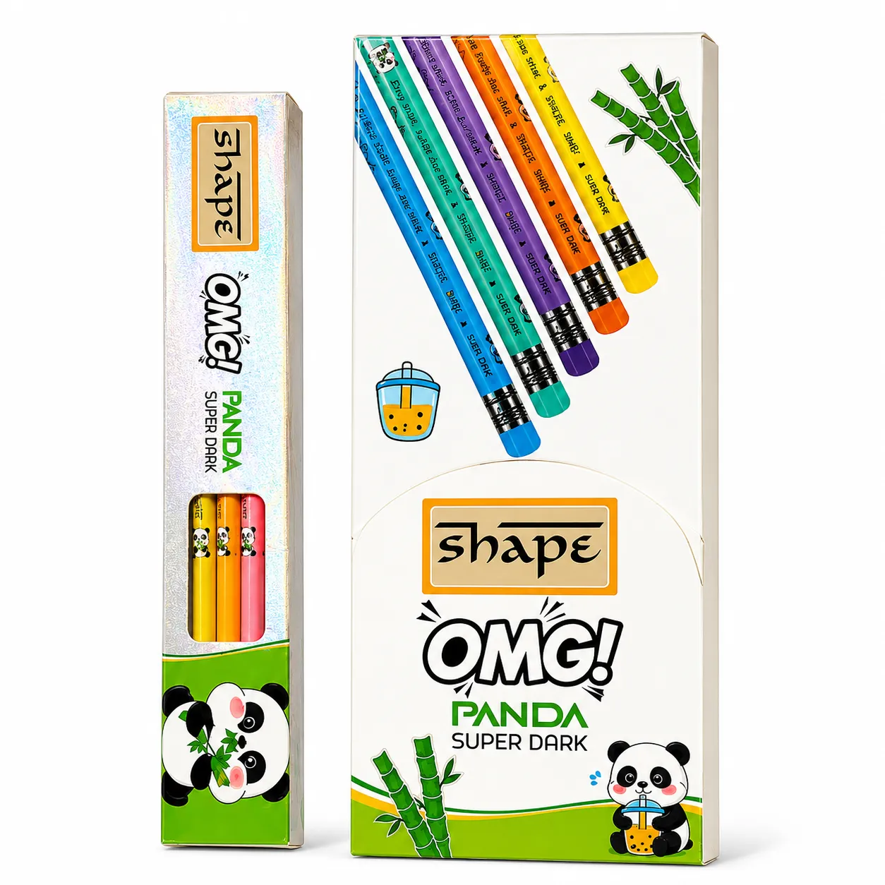 SHAPE NEON Bright Color Pencil Set