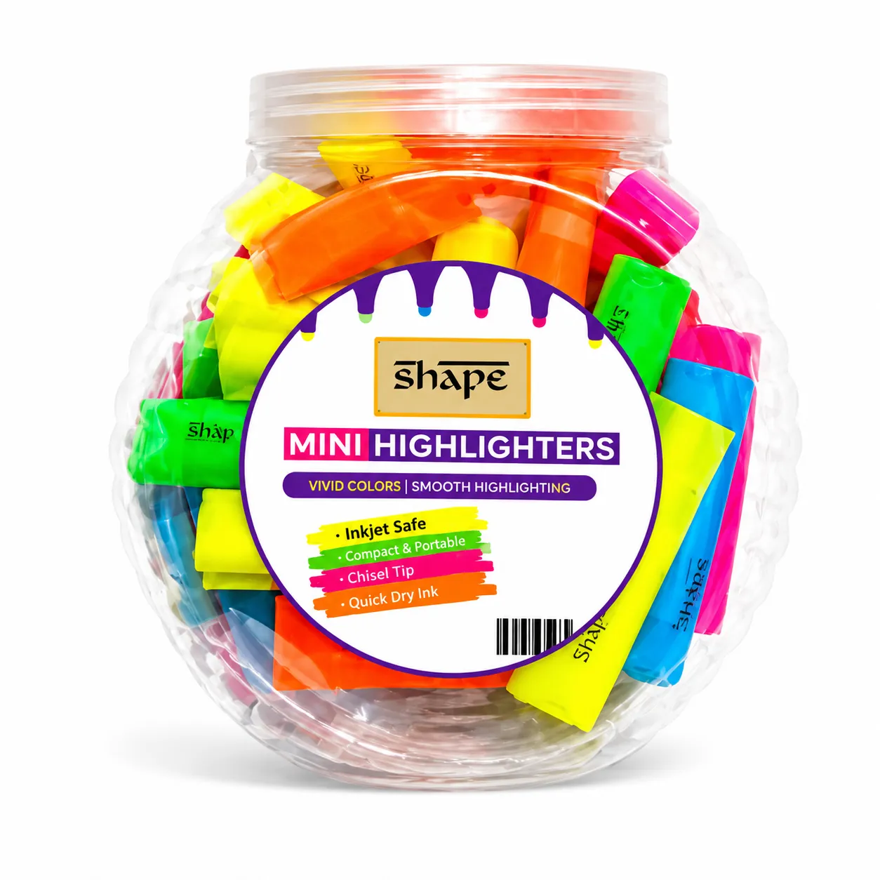 SHAPE MINI HIGHLIGHTER Bucket Pack