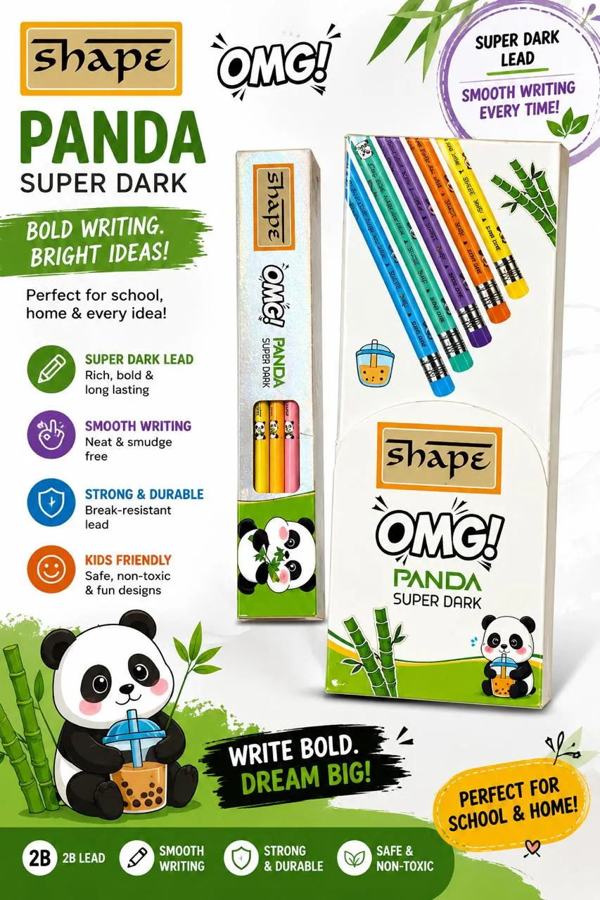 SHAPE NEON Bright Color Pencil Set - Image 3
