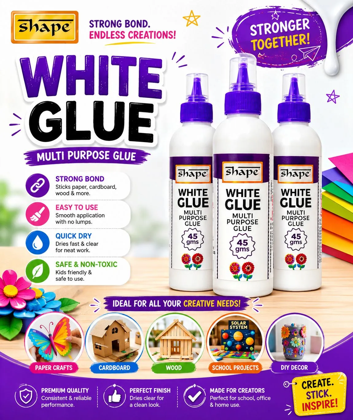 SHAPE White Glue – Multi Purpose Glue