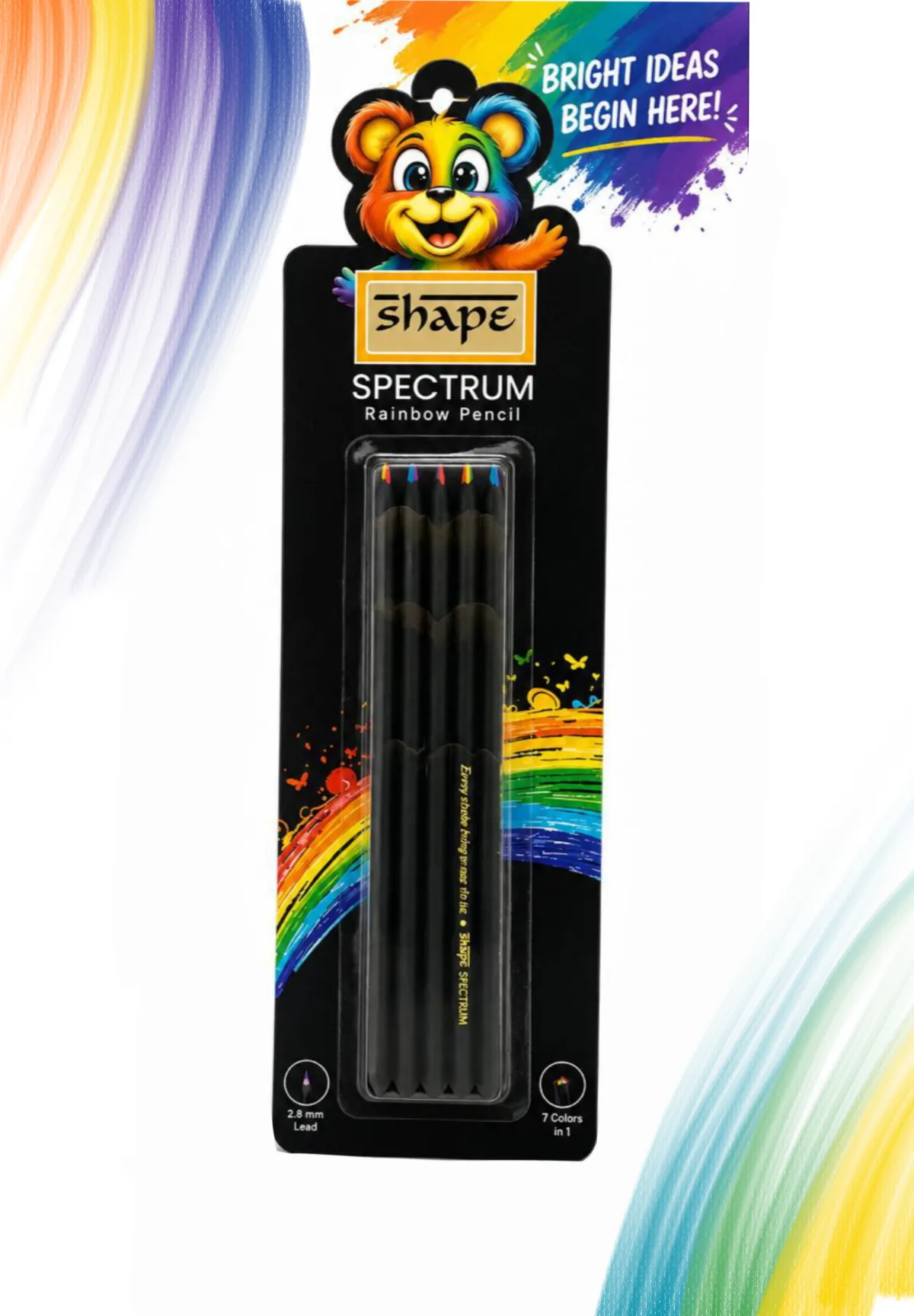 SHAPE SPECTRUM Rainbow Pencil - Image 3