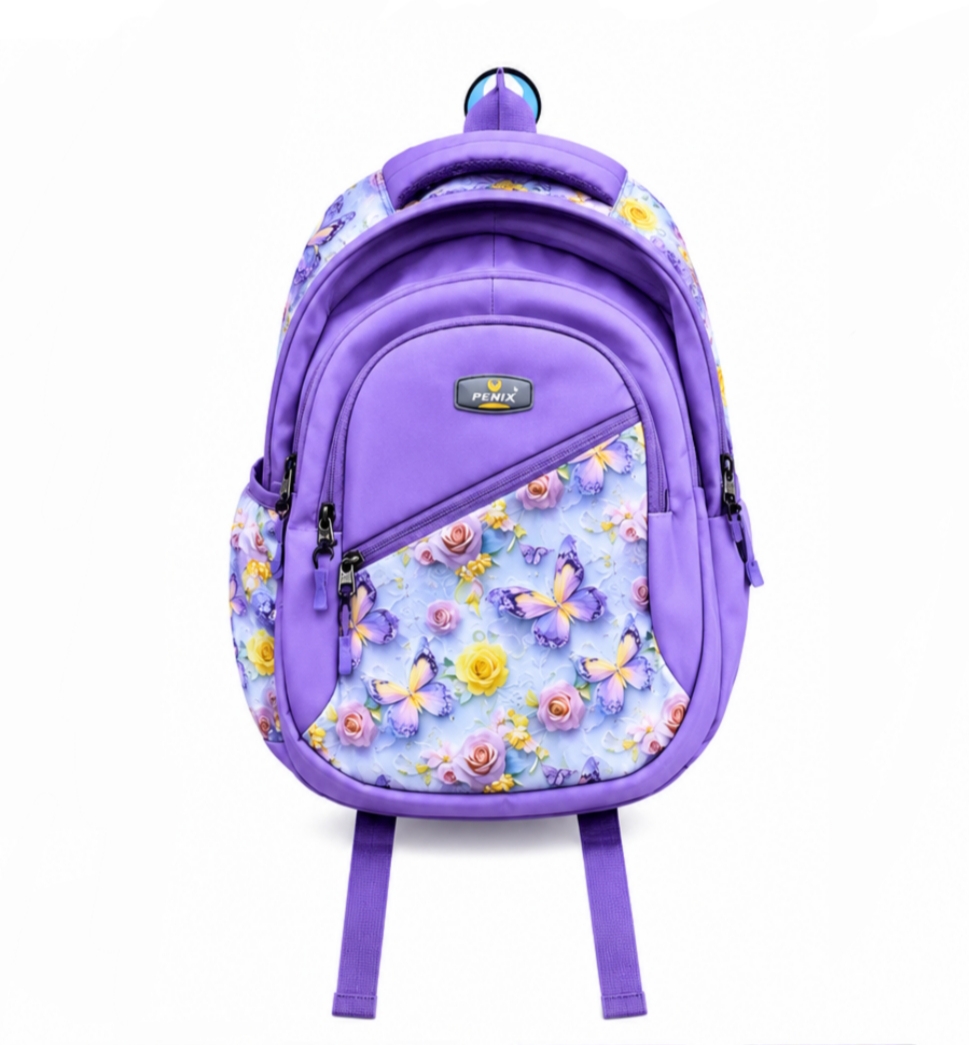 FENIX - Casual Backpack For Students -purple bag