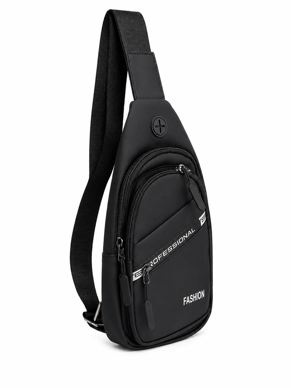 Fenix Premium Men’s Sling Chest Bag – Black - Image 3
