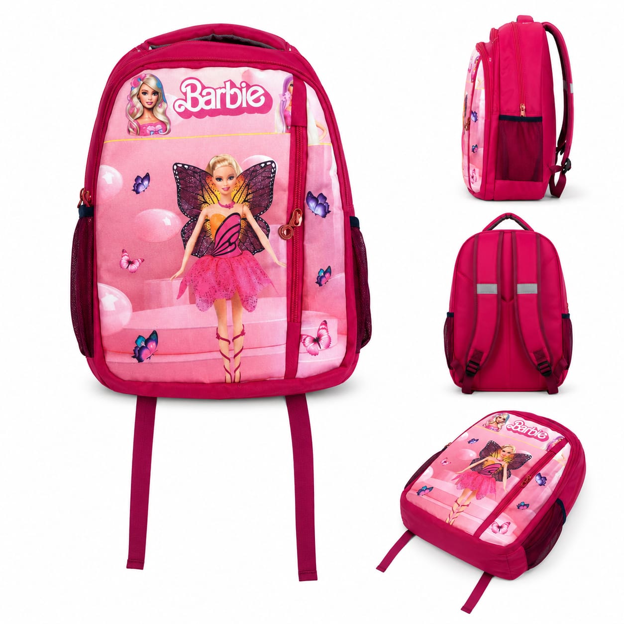 FENIX - Magical Fashion Barbie Doll School backpack - Pink bag - Image 2